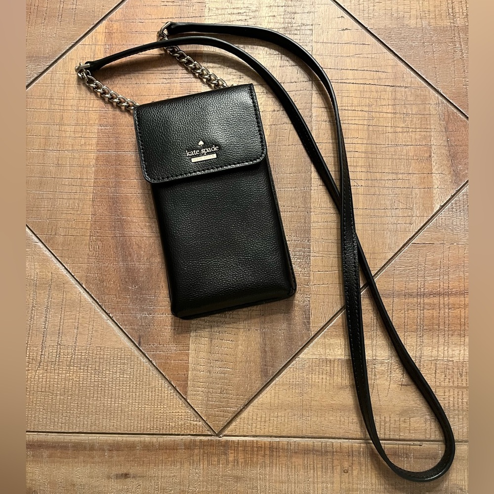 Kate Spade Black Crossbody Phone Purse Holder